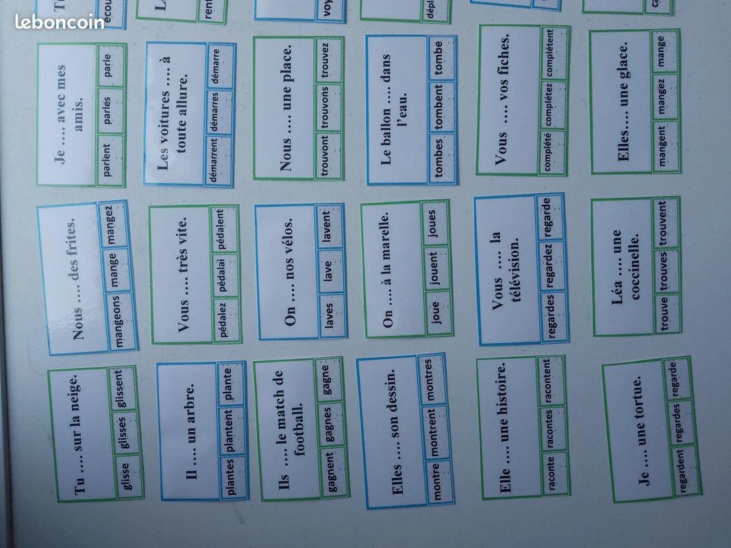 Conjugation game verbs of the 1st group in the Present – photo 3